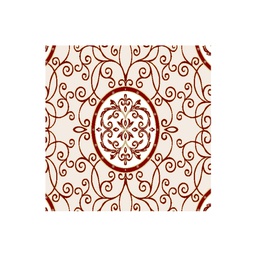 VALENCIA 92580 (Living room &amp; Room, LARGEUR 400, BORDEAUX_CREME, Oriental)