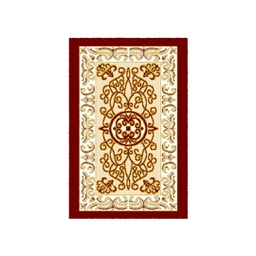 VALENCIA 92580 (Rectangulaire, 60X110, BORDEAUX_CREME)