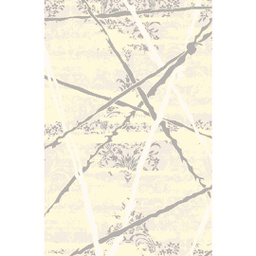 KILIS 93450 (Rectangular, 160X230, ECRU SHRINK  - GRIS FONCÈ)