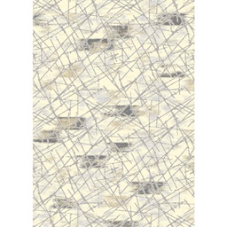 MADRID 99760 (Rectangulaire, 200X280, ECRU SHRINK - GRIS CLAIRE)
