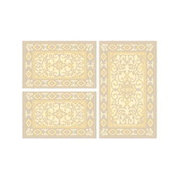 VALENCIA 5112B (Rectangular, ( T 80X130 + 2T 65X100 ), CREME_CREME)