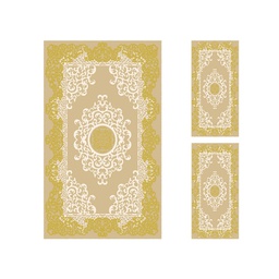 بلازا 92351 (مستطيل, ( T 150X230 + 2T 60X115 ), بيج)
