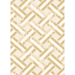OZEL 96720 (Rectangulaire, 200X280, CREME SHRINK_MARRON MIEL)