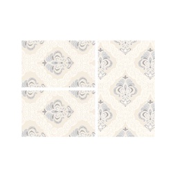 MADRID A0120 (Rectangular, ( T 80X130 + 2T 65X100 ), ECRU SHRINK - GRIS CLAIRE)