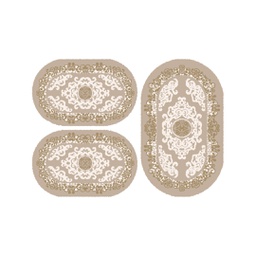 PLAZA 92351 (Oval, ( O 80X130 + 2O 65X100 ), BEIGE)