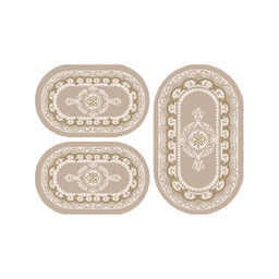 PLAZA 92381 (Oval, ( O 80X130 + 2O 65X100 ), BEIGE)
