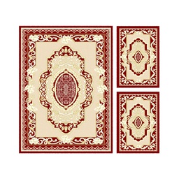BRAGA A2460 (Rectangulaire, ( T 150X230 + 2T 60X115 ), BORDEAUX)