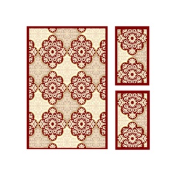 BRAGA A2450 (Rectangulaire, ( T 150X230 + 2T 60X115 ), BORDEAUX)