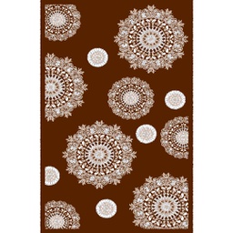 CIRTA A2195 (Rectangular, 240X400, MARRON BORDEAUX)
