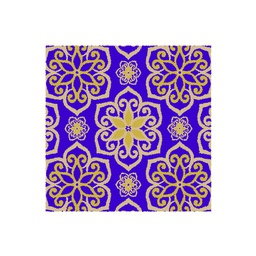 PLAZA 94832 (Salon &amp; Chambre, LARGEUR 400, BLEU ROI, Orientale)
