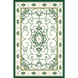 VALENCIA 51123 (Rectangular, 200X280, VERT EMERAUDE_CREME)