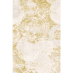 OZEL A3820 (Rectangular, 200X280, ECRU SHRINK_MARRON MIEL)