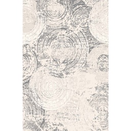 OZEL A3820 (Rectangulaire, 200X280, ECRU SHRINK  - GRIS FONCÈ)