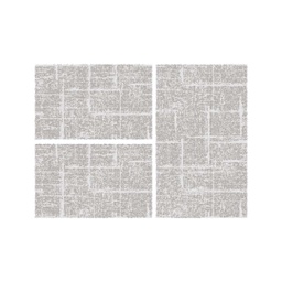 ANKARA 98450 (Rectangulaire, ( T 80X130 + 2T 65X100 ), GRIS FONCE)