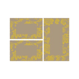 PLAZA 96780 (Rectangulaire, ( T 80X130 + 2T 65X100 ), IVOIRE)