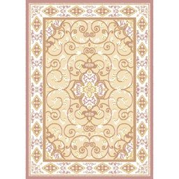 VALENCIA 51124 (Rectangular, 200X280, BOIS DE ROSE_CREME)