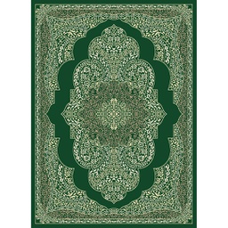 MELODIE 8903D (Rectangular, 190X275, VERT EMERAUDE_CREME)