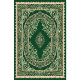 MELODIE 8905A (Rectangulaire, 190X275, VERT EMERAUDE_CREME)