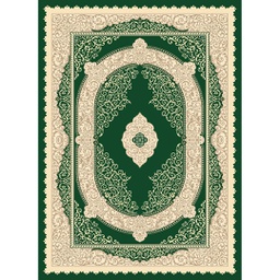 MELODIE 89050 (Rectangular, 190X275, VERT EMERAUDE_CREME)