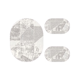 أنقرة 89170 (بيضوي, ( O 100X130 + 2O 60X100 ), رمادي قاتم)