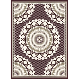 ميلودي 86629 (مستطيل, 190X275, لون القهوة البني / عاجي)