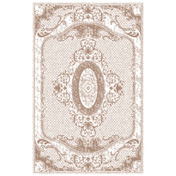 MELODIE 86615 (Rectangulaire, 190X275, BLANC CASSE_IVOIRE)