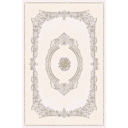 MELODIE 89045 (Rectangulaire, 190X275, BLANC CASSE_IVOIRE)