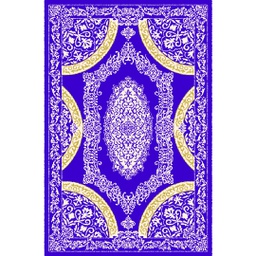 PLAZA 92370 (Rectangulaire, 200X280, BLEU ROI)