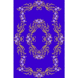PLAZA 96770 (Rectangulaire, 200X280, BLEU ROI)