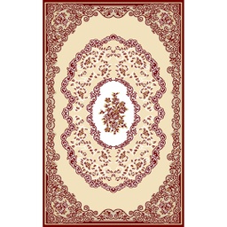 VALENCIA 92940 (Rectangulaire, 250X400, BORDEAUX_CREME)