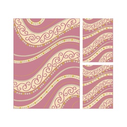 VALENCIA 82260 (Rectangulaire, ( T 160X220 + 2T 60X110 ), BOIS DE ROSE_CREME)