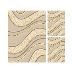 VALENCIA 82260 (Rectangular, ( T 160X220 + 2T 60X110 ), IVOIRE CLAIRE_CREME)