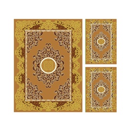 PLAZA 92356 (Rectangular, ( T 160X220 + 2T 60X110 ), MARRON MIEL)