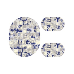 أنقرة 88890 (بيضوي, ( O 100X130 + 2O 60X100 ), أزرق ليلي)