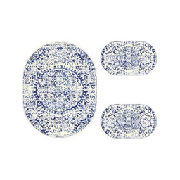 ANKARA A1180 (Ovale, ( O 100X130 + 2O 60X100 ), BLEU NUIT)