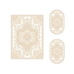 VALENCIA 5829A (Various Sets, ( T 155X220 + 2O 90X55 ), ECRU_CREME)
