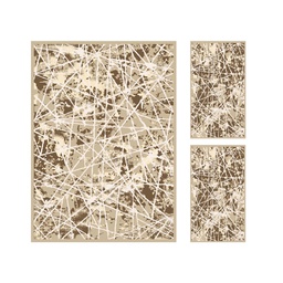 أنقرة 88880 (مستطيل, ( T 160X220 + 2T 60X110 ), عاجي)