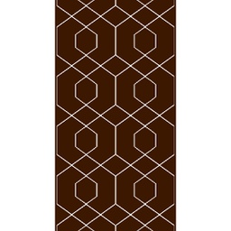 ميلودي 9795D (أسطوانة, 95X2000, لون القهوة البني / عاجي)