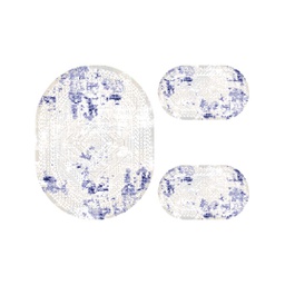 ANKARA A4110 (Oval, ( O 100X130 + 2O 60X100 ), BLEU NUIT)