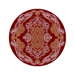 إشراق A339C (دائري, 120X120, أحمر عنابي)