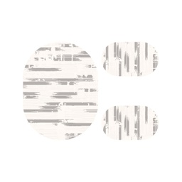 ANKARA 9848H (Oval, ( O 100X130 + 2O 60X100 ), GRIS FONCE)