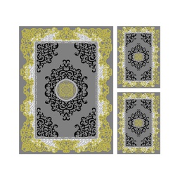 PLAZA 92351 (Rectangular, ( T 160X220 + 2T 60X110 ), GRIS FONCE)