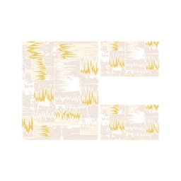 MADRID A3700 (Rectangular, ( T 100X130 + 2T 60X100 ), ECRU SHRINK_OR)
