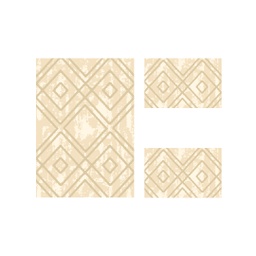 MADRID A3795 (Rectangular, ( T 100X130 + 2T 60X100 ), ECRU SHRINK - BEIGE)