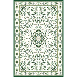 VALENCIA 51123 (Rectangulaire, 250X400, VERT EMERAUDE_CREME)