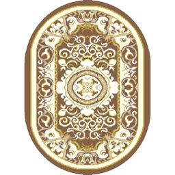 VALENCIA 51130 (Oval, 90X55, MARRON BRONZE_CREME)