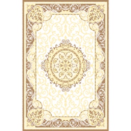 VALENCIA 51133 (Rectangulaire, 200X280, BRUN BEIGE_CREME)