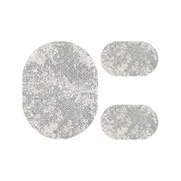 أنقرة A1200 (بيضوي, ( O 100X130 + 2O 60X100 ), رمادي قاتم)