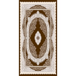 MELODIE 89059 (Rectangular, 190X150, MARRON CAFE_IVOIRE)