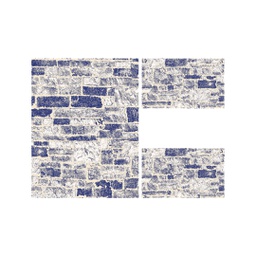 ANKARA 79970 (Rectangular, ( T 100X130 + 2T 60X100 ), BLEU NUIT)
